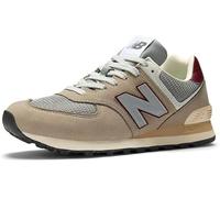 New Balance 574 V2 Unisex, Zapatillas Adulto, Piedra árida/borgoña monarca, 45.5 EU