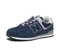 New Balance Niños 574 Core en Azul/Blanca, Leather, Talla 35.5