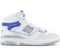 New Balance Hombre 574 Core Zapatillas, Blanco Azul Marino Angora, 44.5 EU