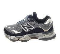 New Balance 9060 Zapatillas Deportivas U9060ERA Gris/Negro, Malla y Cuero de Ante, Suela Amortiguada, Diseño Chunky, Gris y negro., 43 EU