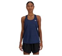 New Balance Athletics Camiseta sin Mangas para Mujer NB Navy Heather L
