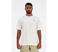 New Balance Athletics Cotton T-shirt In White Talla: L | Ropa Deportiva Outlet | Hombre | Blanco