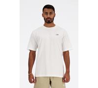 New Balance Athletics Cotton T-shirt In White Talla: XL | Ropa Deportiva Outlet | Hombre | Blanco