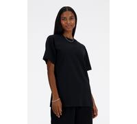New Balance Athletics Jersey T-shirt Black Talla: L | Tops Deportivos Outlet | Mujer | Negro