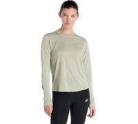 NEW BALANCE Athletics Ls W - Mujer - Gris / Verde - talla L- modelo 2025