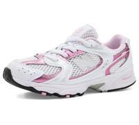 New Balance Baby Boys 530 Bungee (bebé/bebé), azúcar Blanco/Rosa, 14,0 cm