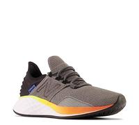 New Balance Boy's Fresh Foam Roav V1 Lace-Up Running Shoe, Harbor Grey/Neon Dragonfly/Cosmic Pineapple, 5 Big Kid