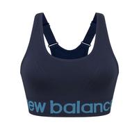 New Balance Brasier Deportivo sin Costuras, Tirantes Ajustables con Abertura de Cerradura, Pigmento, Large