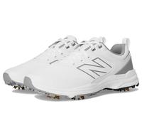 New Balance Brighton V2 - Zapatos de Golf para Hombre, Blanco/Gris, 13 X-Wide