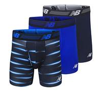 New Balance Calzoncillos Tipo bóxer para Hombre de 6 Pulgadas, bragueta Frontal con Bolsa, Paquete de 3, Cadet/Equipo Real/Real, Talla S, Cadet/Team Royal/Royal, S
