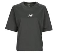New Balance Camiseta Athletics 1/4 Zip in Negro EU XS