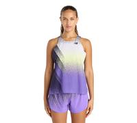 NEW BALANCE Camiseta de tirantes de running para mujer Race Day Ultra Light Printed lila | S