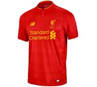 New Balance - Camiseta Liverpool FC Primera Equipación 2016-2017 Niño, Unisex, Red, S