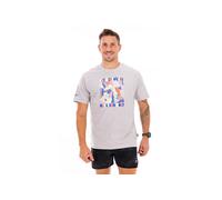 New Balance camiseta manga corta NYC Marathon Graphic 2025 vêtement running homme XL Gris/argent