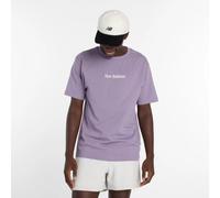 new balance Camiseta 'N Collage' azul / lila / negro / blanco XL EUR