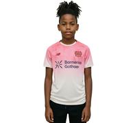 New Balance - Camiseta oficial Bayer Leverkusen Segunda Equipación 2025-2026 Niño, Unisex, Crimson - White, S