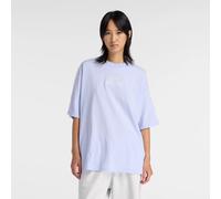 new balance Camiseta talla grande 'Trackside' lila claro / blanco S lila claro / blanco