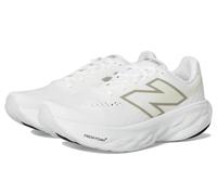 New Balance Fresh Foam X 1080 V14 - Tenis de Correr para Mujer, Blanco/Dorado Claro metálico/Sal Marina, 10 Wide