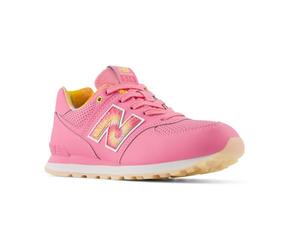New Balance GC574KP 574 Zapatillas, Hombre, Signal Pink, EU 38
