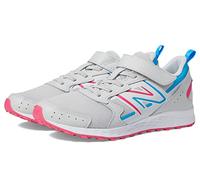 New Balance Girl's Fresh Foam 650v1 Bungee Lace with Top Strap (Little Kid/Big Kid) Summer Fog/Hi-Pink 2.5 Little Kid XW