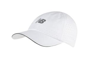 New Balance Gorra Unisex Pro Run de 6 Paneles, para Hombre y Mujer, Talla única, Blanco, Talla única
