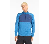 New Balance Heat Grid Half Zip Long Sleeve Top In Blue Talla: XXL | Ropa Deportiva Outlet | Hombre | Azul