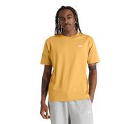 New Balance Hombre Camisa Manga Corta T-Back Crew Neck Relajado Gráfico Elegante Algodón 100% T-Shirt Sport Essentials MT41509, Naranja, M