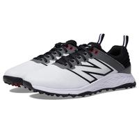 New Balance Hombre Fresh Foam Contend V2 Zapato de Golf, Blanco y Negro, 47.5 EU X-Large