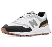New Balance Hombres 997 Golf, Blanco/Negro, 10 Wide