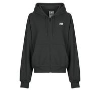 Sudadera con capucha New Balance Sport Essentials French Terry Full Zip negro mujer - M