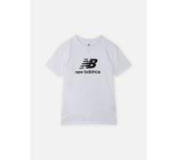 New Balance Kids New Balance Jersey Stacked Logo Tee Girl 15 - 16A Blanco