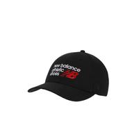 Gorra New Balance 6 Panel Athletics Structured Black Talla única