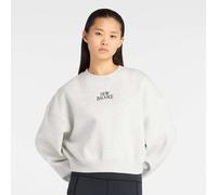 New Balance Linear Heritage Fleece Crew gris S