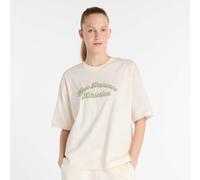 New Balance Linear Heritage Oversized T-Shirt beige XS