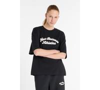 New Balance Camiseta LINEAR HERITAGE OVERSIZED T-SHIRT in Negro EU S