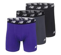 New Balance Men's Cotton Performance Boxer Briefs (3 Pack)