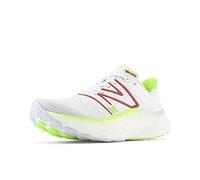 New Balance Men's Fresh Foam X More V4 Running Shoe, Quartz Grey/Thirty Watt/Brick Red, 15 Wide