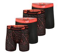 New Balance Men's Ultra Soft Performance 6" Boxer Briefs with No Fly (4-Pack of Underwear)