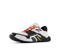 New Balance Minimus TR V2 para Hombre, Blanco/Negro/Neo Flame, 46.5 EU