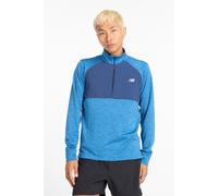 New Balance Mt43204heb Heat Grid Half Zip Shirt Heronblu Talla: L | Ropa deportiva Outlet | Hombre |