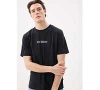 New Balance N Collage T-Shirt L Negro
