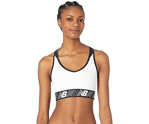 New Balance NB Pace Bra 3.0, Mujer, Blanco, L