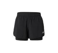 new balance Pantalón deportivo 'Essentials' gris plateado / negro XS gris plateado / negro