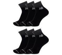 New Balance Performance Cushioned Ankle Socks - 6 Pairs - Moisture Wicking Tobillo, 6 pares Unisex adulto