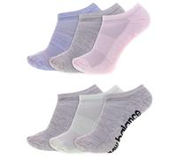 New Balance Performance Cushioned No Show Socks-6 & 12 Pairs-Moisture Wicking Invisibles, Gris Surtido (6 Pares), M Unisex Adulto