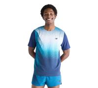 New Balance Race Day Ultra Light Printed hombre T-Shirt | EU XL in Altitude/Streamsong