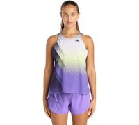 NEW BALANCE Camiseta de tirantes de running para mujer Race Day Ultra Light Printed lila | M