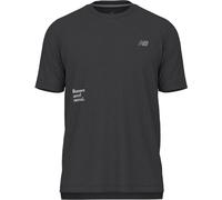 New Balance - Ropa para trail running - Athletics Graphic T-Shirt Black - Talla M - Negro Negro M