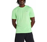 New Balance - Ropa para trail running - Athletics T-Shirt Afterglow Heather - Talla S - Verde Verde S