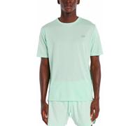 New Balance - Ropa para trail running - Athletics T-Shirt Cosmic Jade Heather - Talla S - Verde Verde S